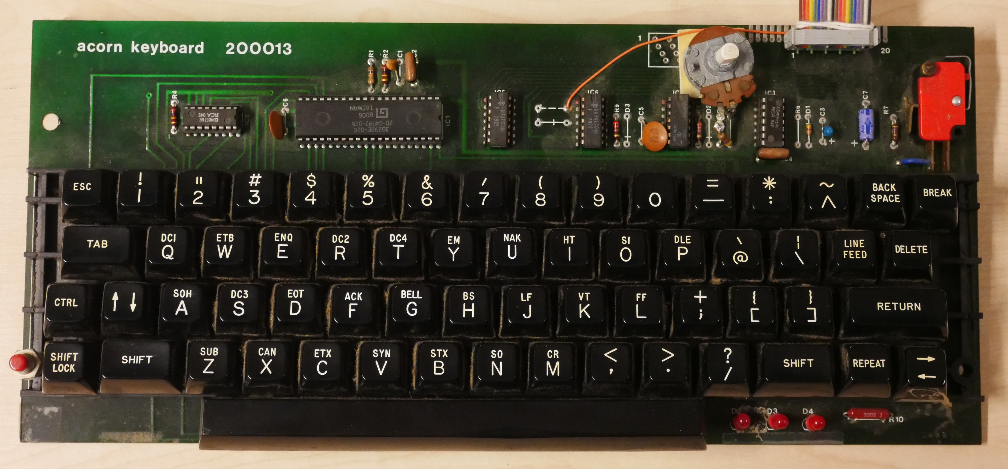 Acorn System Keyboard PCB Issue 2